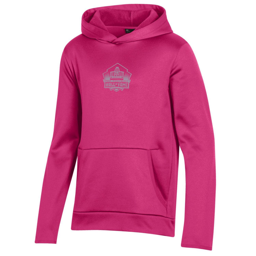 Hall of Fame Girls Under Armour Fleece Hood - Pink