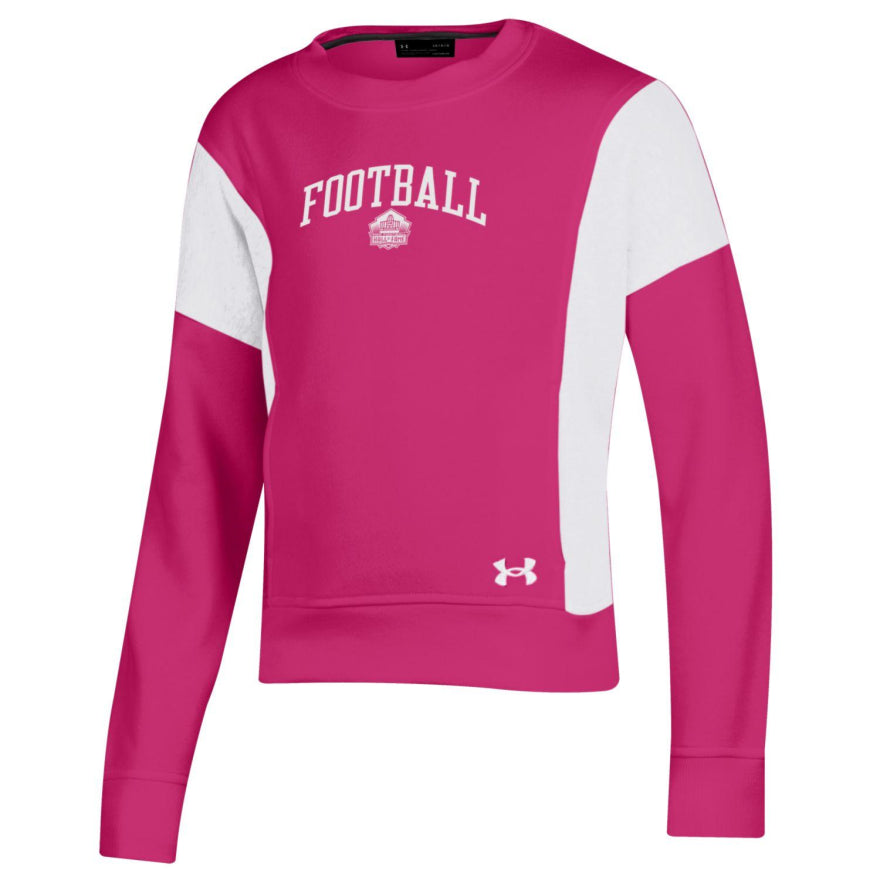 Hall of Fame Youth Girls Under Armour Crewneck Sweatshirt