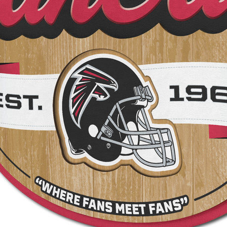 Falcons 3D Fan Cave Wall Sign