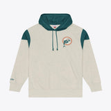 Dolphins 2026 Mitchell & Ness Men's Retro Roots French Terry Hoodie