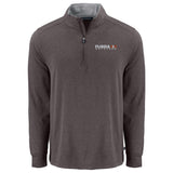 HBCU Cutter & Buck Men's Forge Recycled Four-Way Stretch 1/4 Zip Pullover