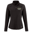 Black College Football Hall of Fame Cutter & Buck Women's Prospect Recycled Featherlight Stretch 1/4 Zip