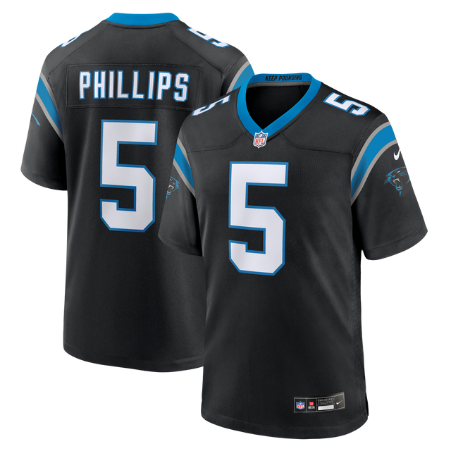 Panthers Jaelan Phillips 2026 Nike Men's Home Game Jersey
