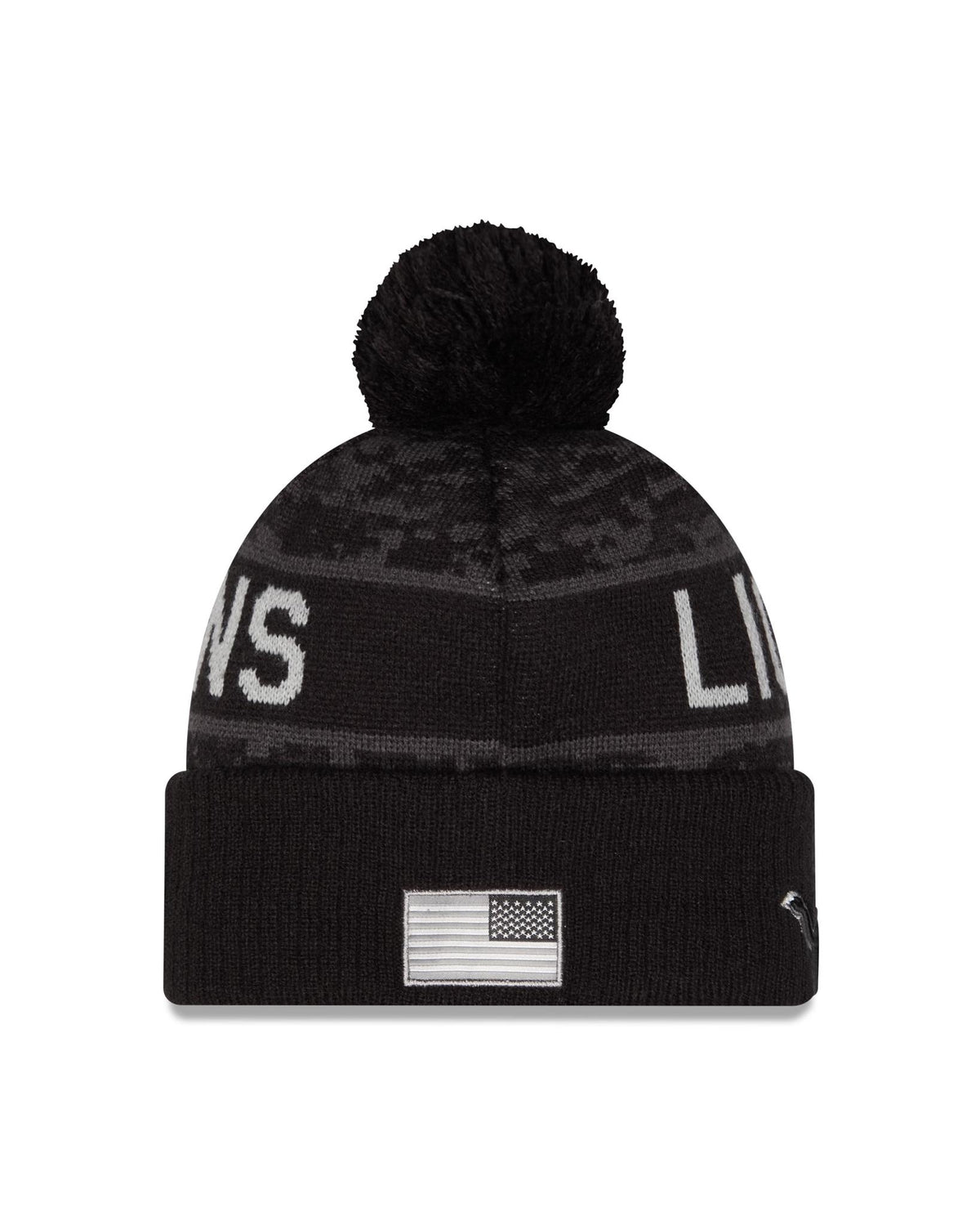 Lions 2026 New Era Men's Salute to Service Knit Pro Football Hall of Fame