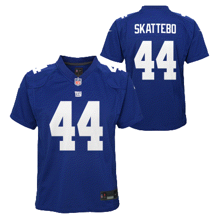 Giants Cam Skattebo Youth Nike Game Jersey