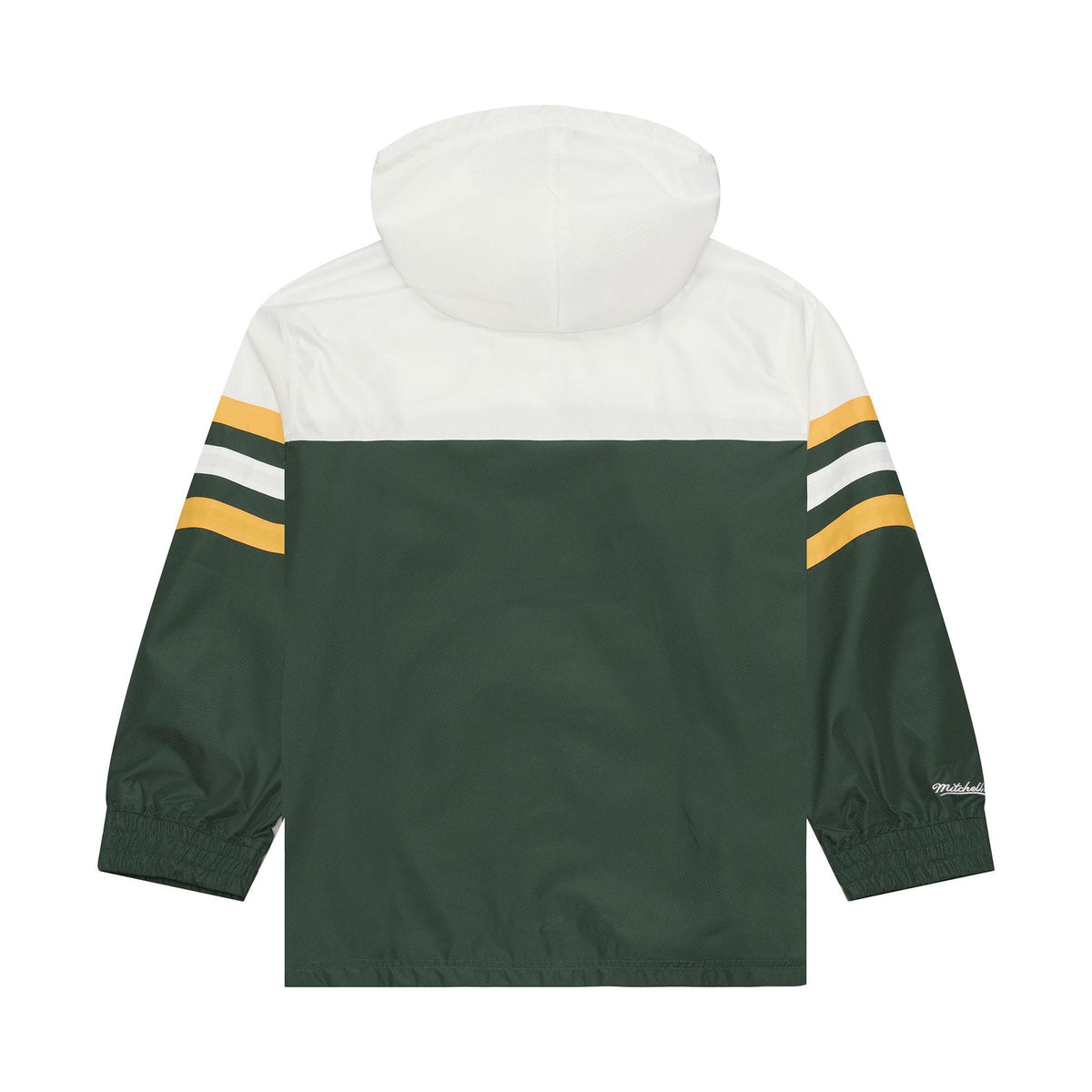 Packers 2026 Mitchell & Ness Men's Head Coach Lightweight Anorak Windbreaker Pro Football Hall of Fame