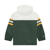 Packers 2026 Mitchell & Ness Men's Head Coach Lightweight Anorak Windbreaker Pro Football Hall of Fame