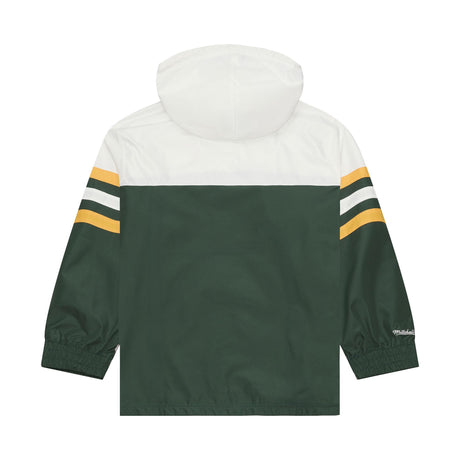Packers 2026 Mitchell & Ness Men's Head Coach Lightweight Anorak Windbreaker Pro Football Hall of Fame