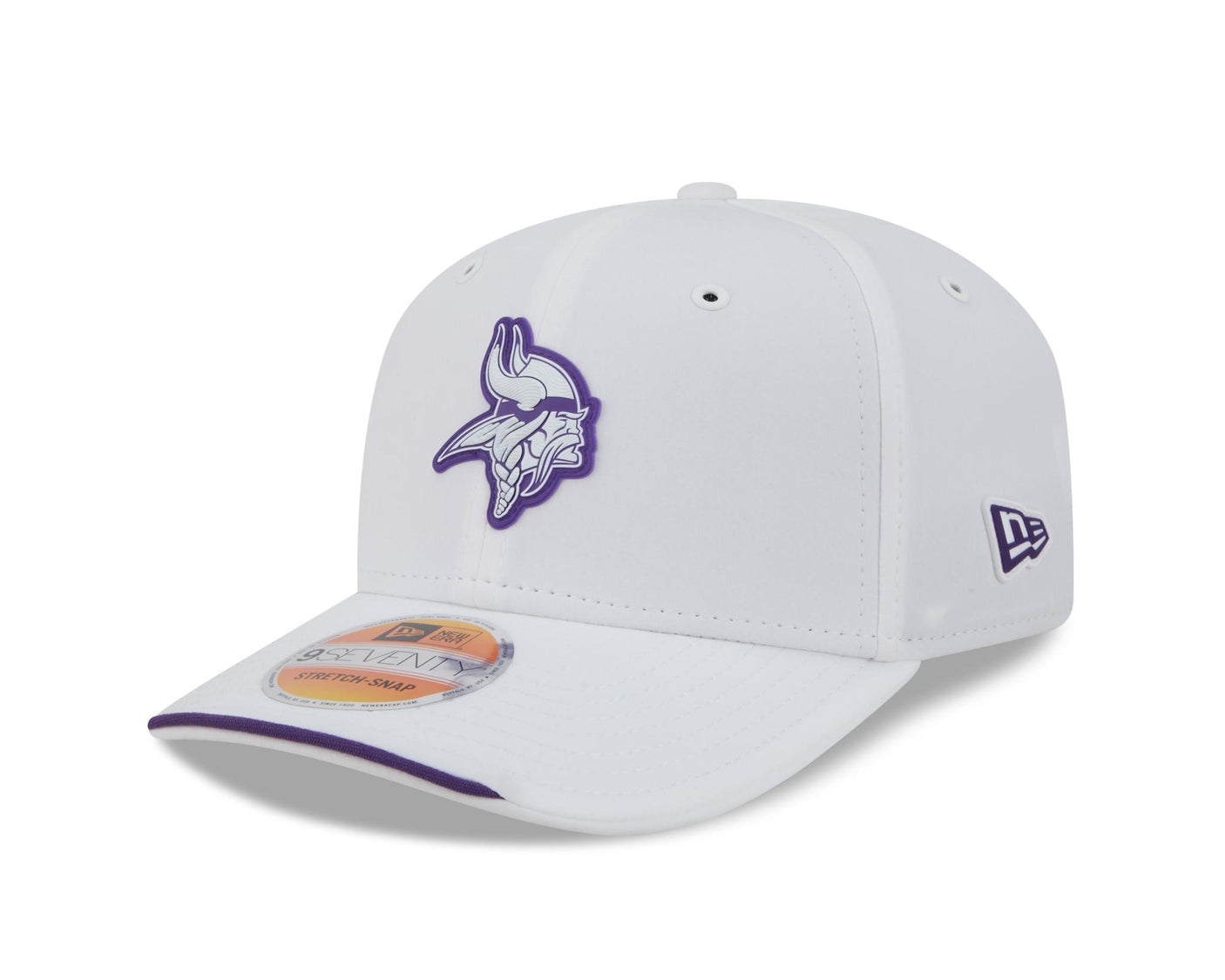 Vikings 2026 New Era Men's 9SEVENTY Stretch Snap Sideline Hat