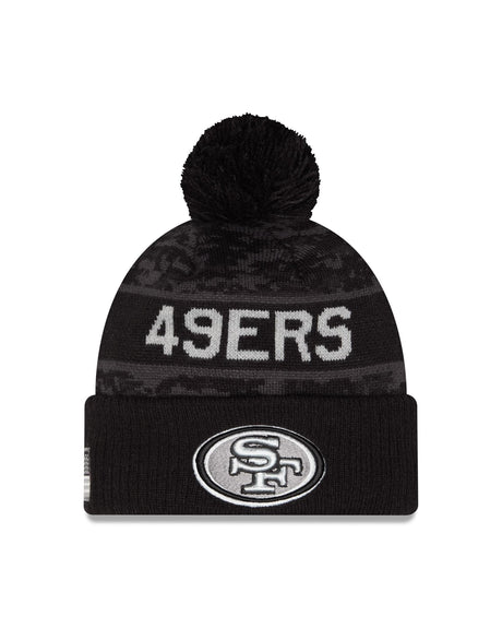 49ers 2026 New Era Men's Salute to Service Knit Pro Football Hall of Fame