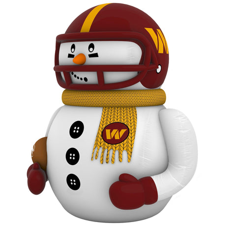Commanders Team Pride Inflatable Snowman Player