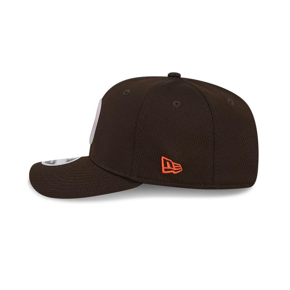 Browns Men's New Era 9SEVENTY Stretch Snap Patched Hat