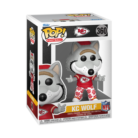 Chiefs Mascot KC Wolf NFL Funko Pop! Pro Football Hall of Fame