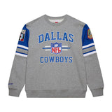 Men's Mitchell & Ness Cowboys All Over Vintage Crewneck