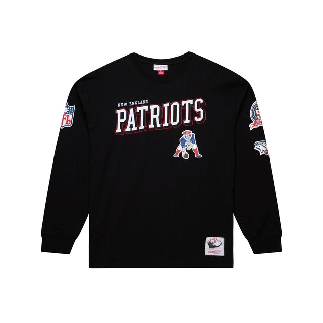 Patriots 2026 Mitchell & Ness Vintage Logo Training Camp Long Sleeve T-Shirt