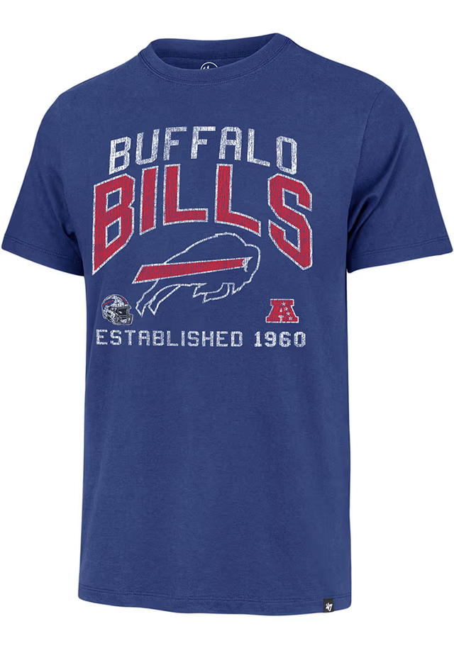 Bills Men's '47 Turned Up Franklin T-Shirt