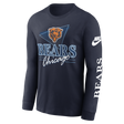 Bears 2025 Nike Men's Rewind Long Sleeve T-Shirt