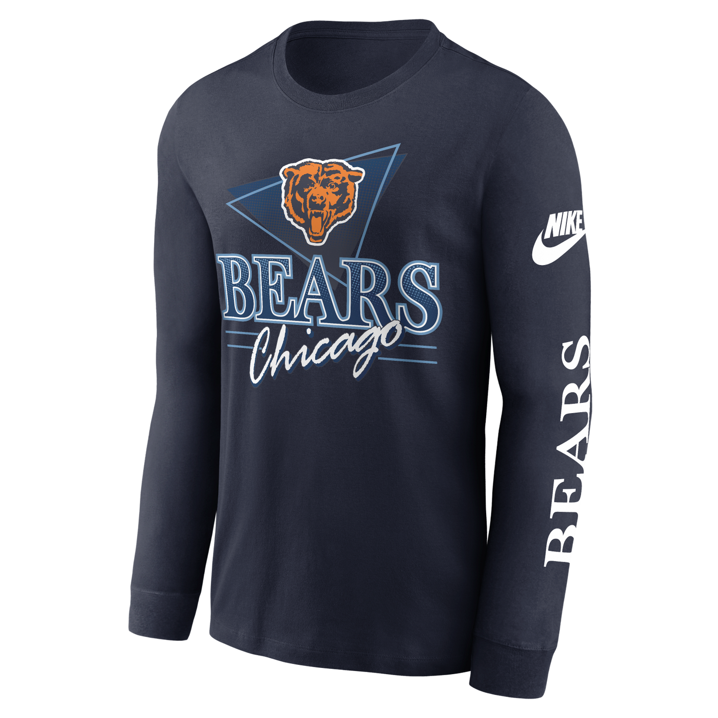 Bears 2025 Nike Men's Rewind Long Sleeve T-Shirt