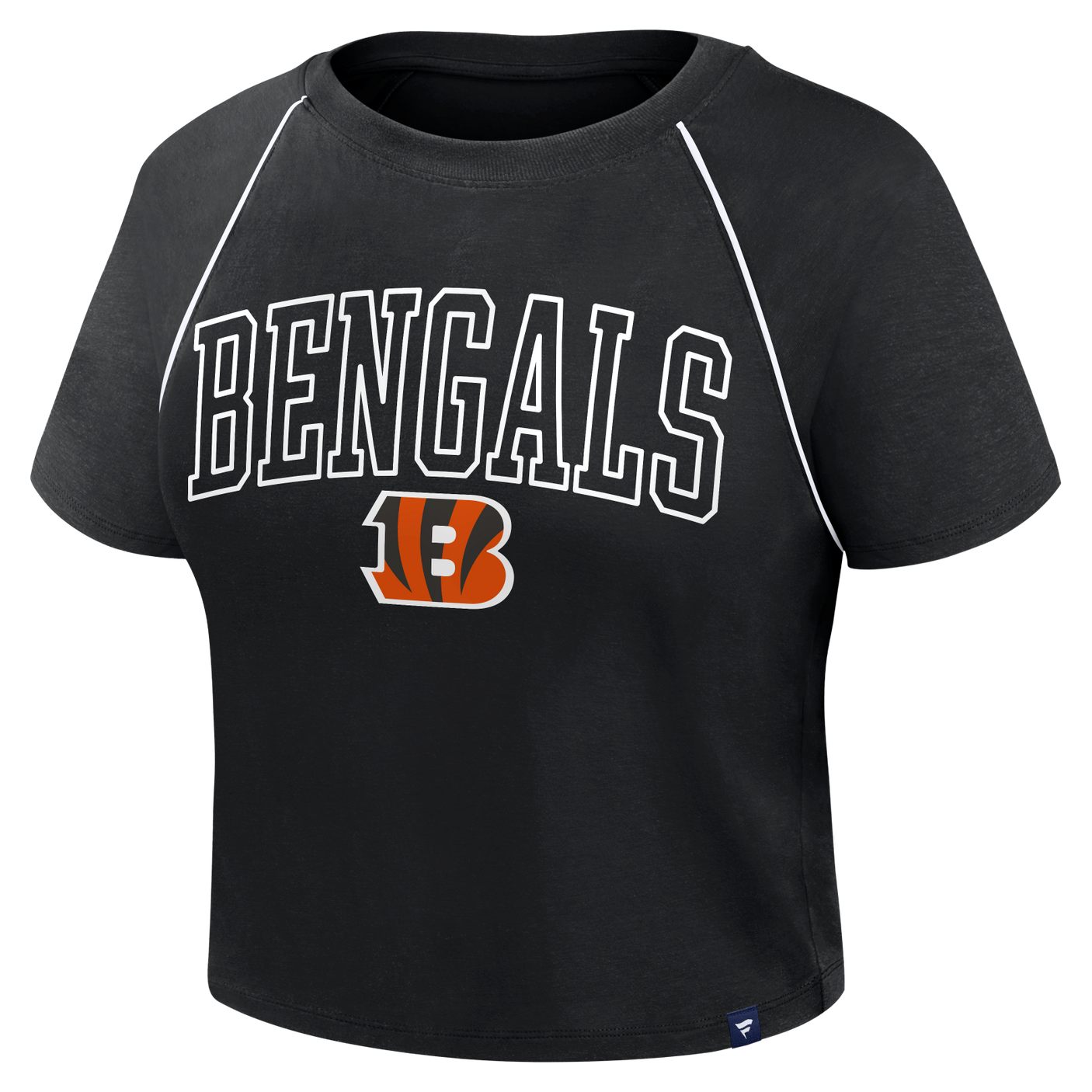 Bengals 2026 Fanatics Women's Cropped Short Sleeve Fashion Top