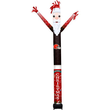 Browns Team Pride Inflatable Crazy Christmas Santa Sports Fan