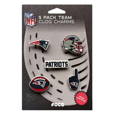 Patriots 2025 5-Pack Team Clog Charms