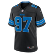 Lions Aidan Hutchinson Men's Black Alternate Nike Game Jersey
