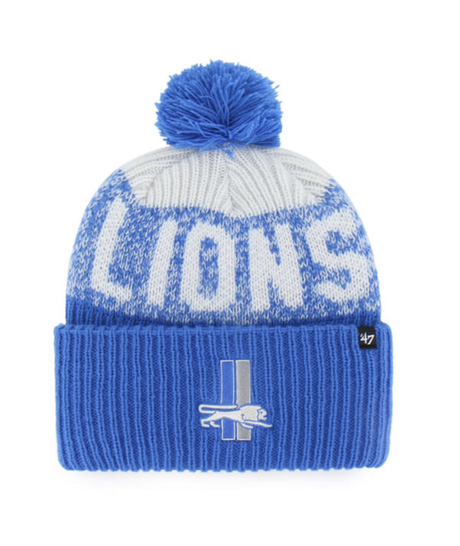 Lions 2026 '47 Brand Men's Bone Chill Cuff Knit Pro Football Hall of Fame