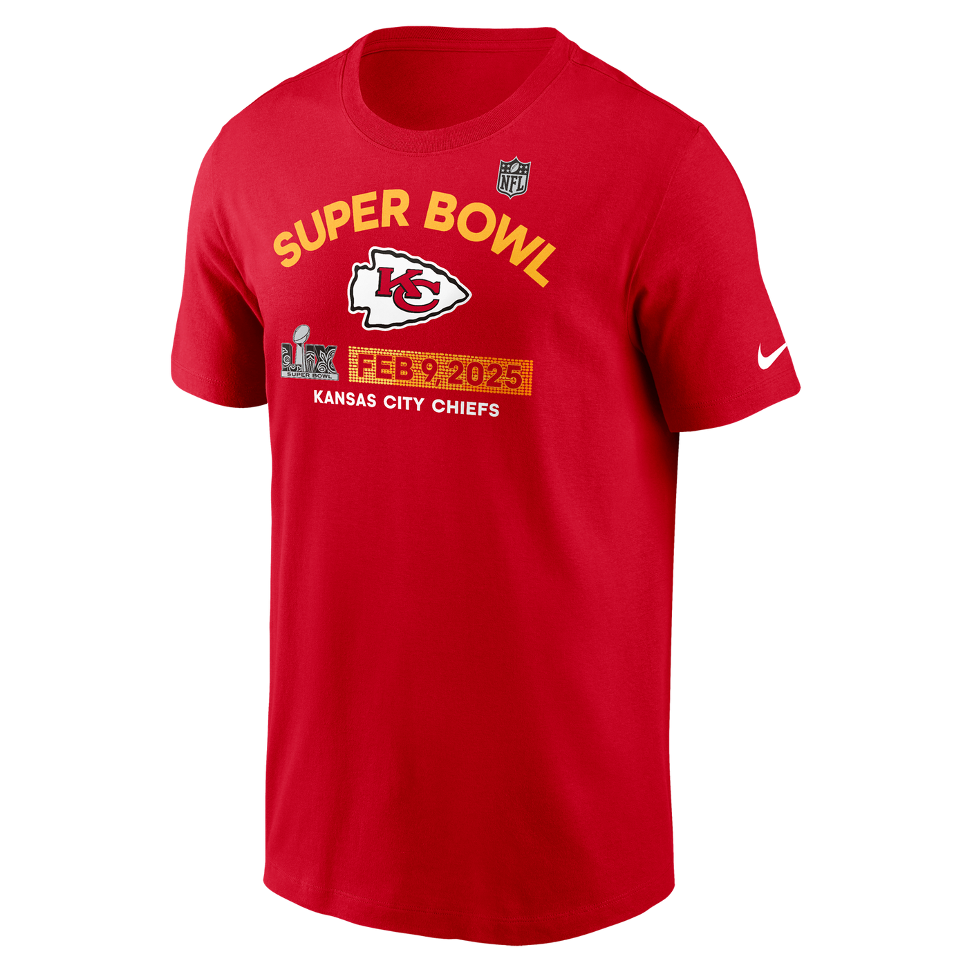 Chiefs AFC 2025 Super Bowl LIX (59) Bound Iconic T-Shirt