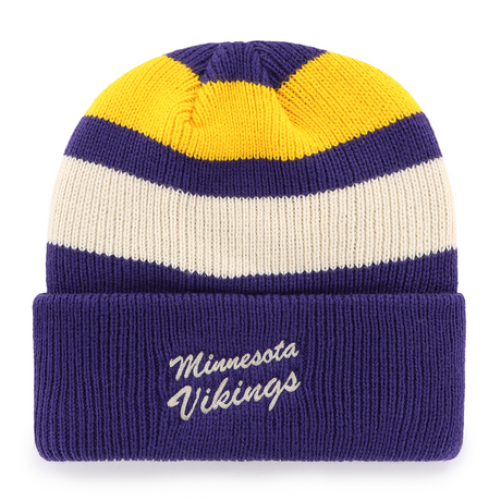 Vikings 2024 '47 Brand Clubhouse Jennings Cuffknit