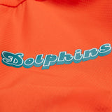 Dolphins 2025 Mitchell & Ness Men's NFL Tie Breaker Anorak Vintage Logo Lightweight Windbreaker