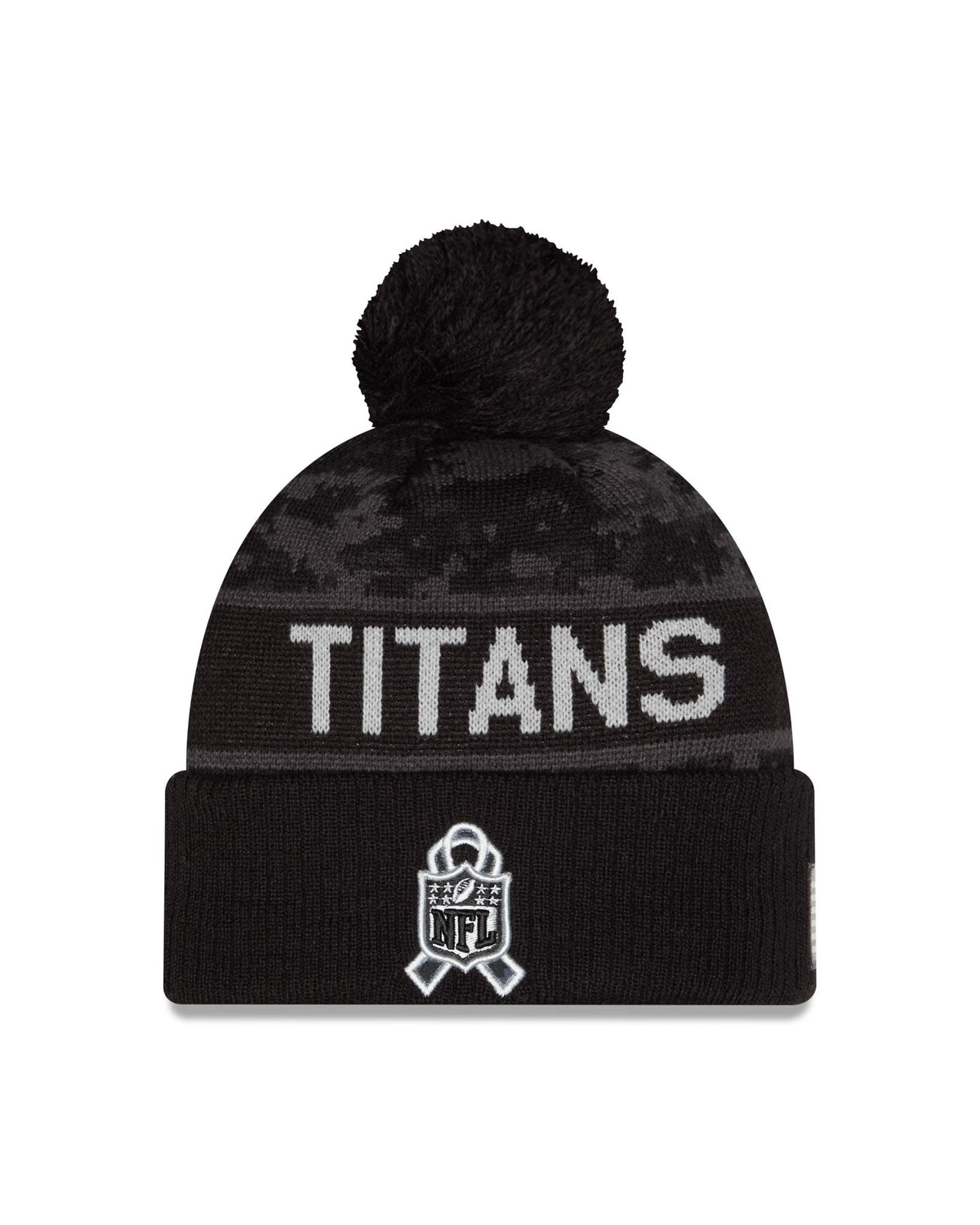 Titans 2026 New Era Men's Salute to Service Knit Pro Football Hall of Fame