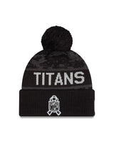 Titans 2026 New Era Men's Salute to Service Knit Pro Football Hall of Fame