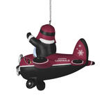 Cardinals Santa Airplane Ornament Pro Football Hall of Fame