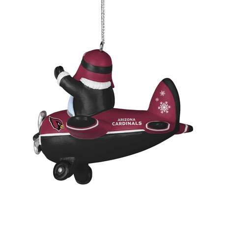 Cardinals Santa Airplane Ornament Pro Football Hall of Fame