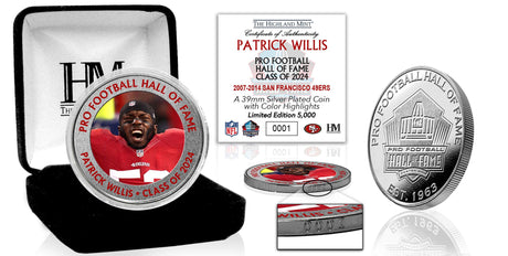 Patrick Willis Class of 2024 Silver Color Coin- DS