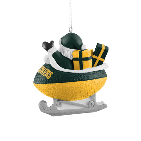 Packers Football Sleigh Ornament