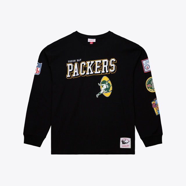 Packers 2025 Mitchell & Ness Vintage Logo Training Camp Long Sleeve T-Shirt