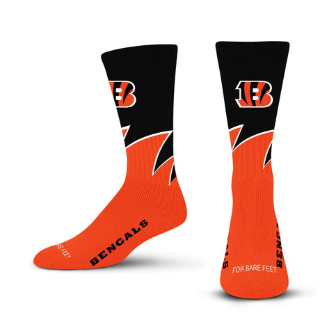 Bengals 2025 Black Wave Sock