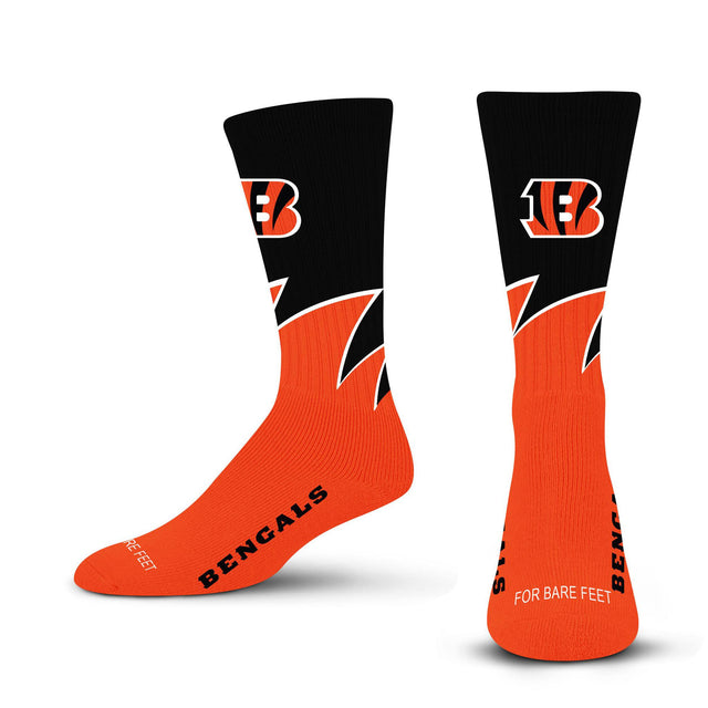 Bengals 2025 Black Wave Sock