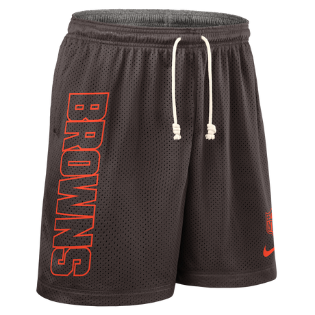 Browns 2025 Nike Dri-Fit Knit Reversible Shorts