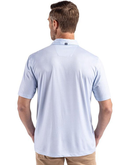 Hall of Fame Cutter & Buck Men's Atlas Pike Eco Diamond Dot Print Recycled Polo