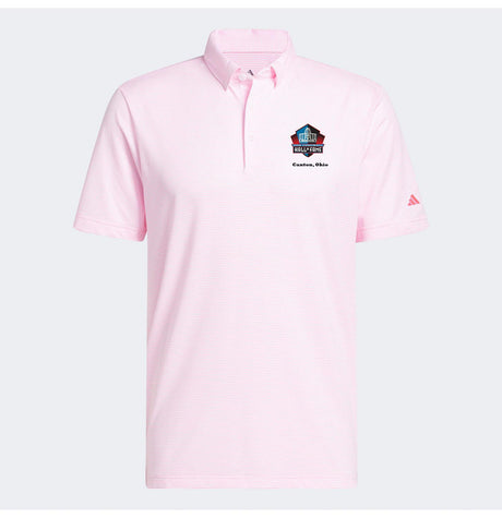 Hall of Fame 2026 Adidas Men's Lucid Pink Ultimate365 Pencil Stripe ClimaCool Polo