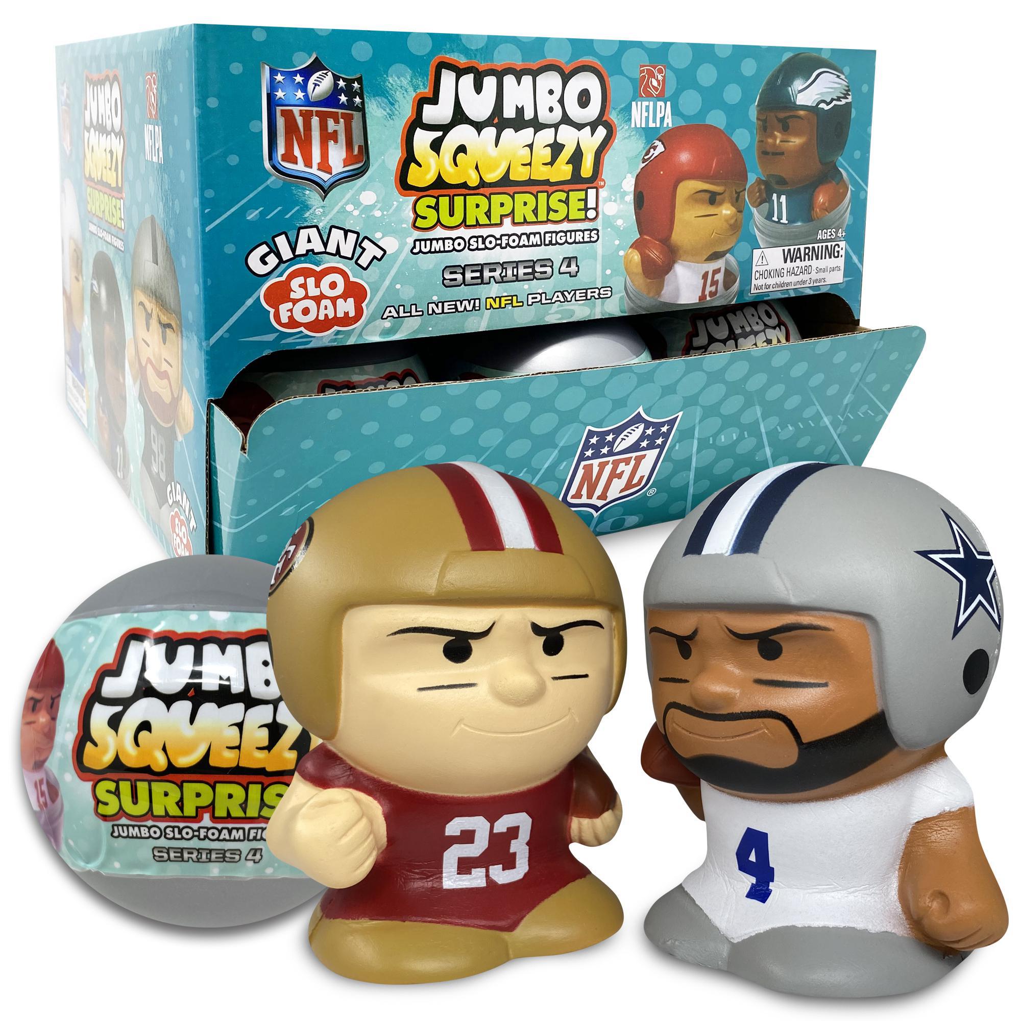 ジャン・カックス　ソフビ　ドイツ　きーままーま　おもちゃ Jumbo Squeezy Blind Capsules Series 4 – Pro Football Hall of Fame