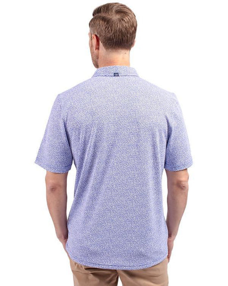 Hall of Fame Cutter & Buck Men's Virtue Eco Pique Botanical Print Recycled Chelan Polo