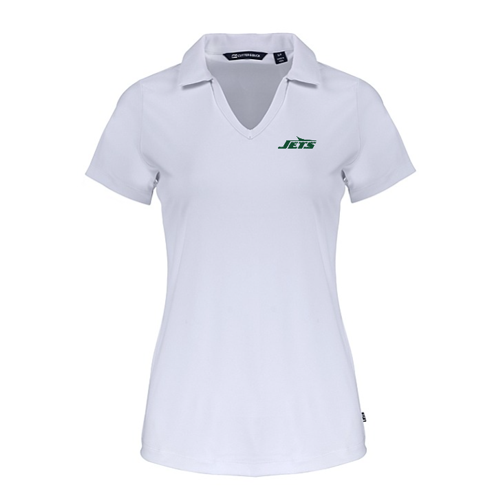 Jets Women's Daybreak Eco Recycled V-Neck Polo