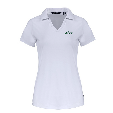 Jets Women's Daybreak Eco Recycled V-Neck Polo