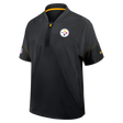 Steelers 2026 Nike Men's Lightweight Coaches Short Sleeve Jacket