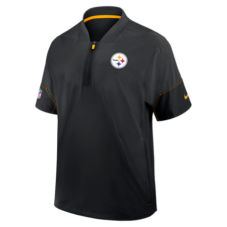 Steelers 2026 Nike Men's Lightweight Coaches Short Sleeve Jacket
