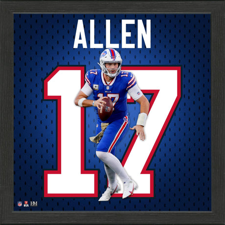Josh Allen Impact Jersey Frame