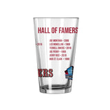 49ers 2026 Hall of Famer Pint Glass